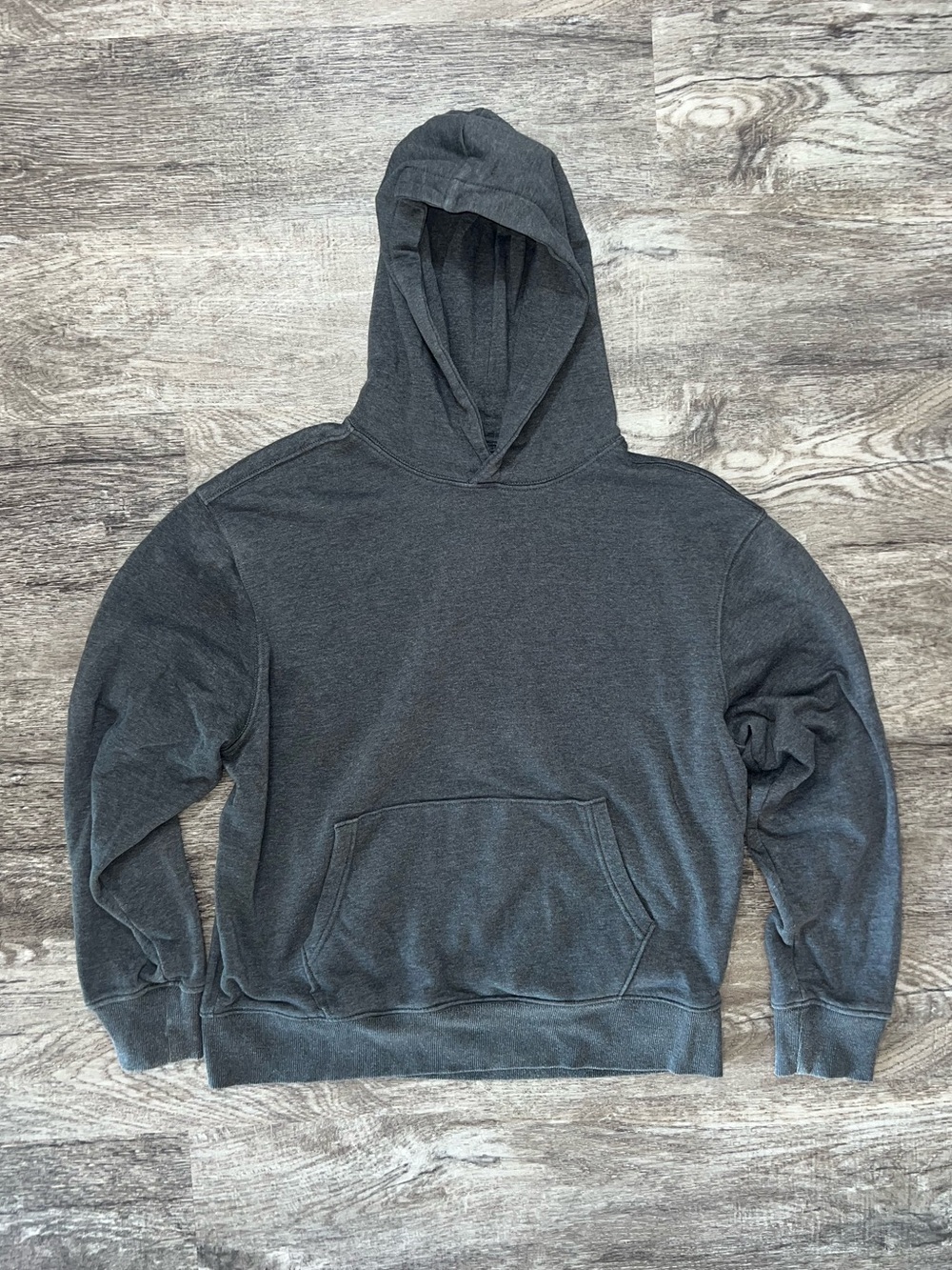 Old Navy Dark Gray Rotation Popover Causal Hooded Sweatshirt Men’s Size Large